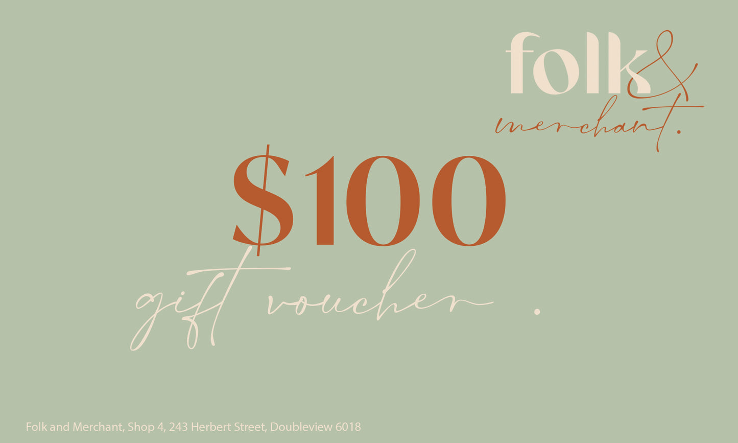 folk and merchant gift card