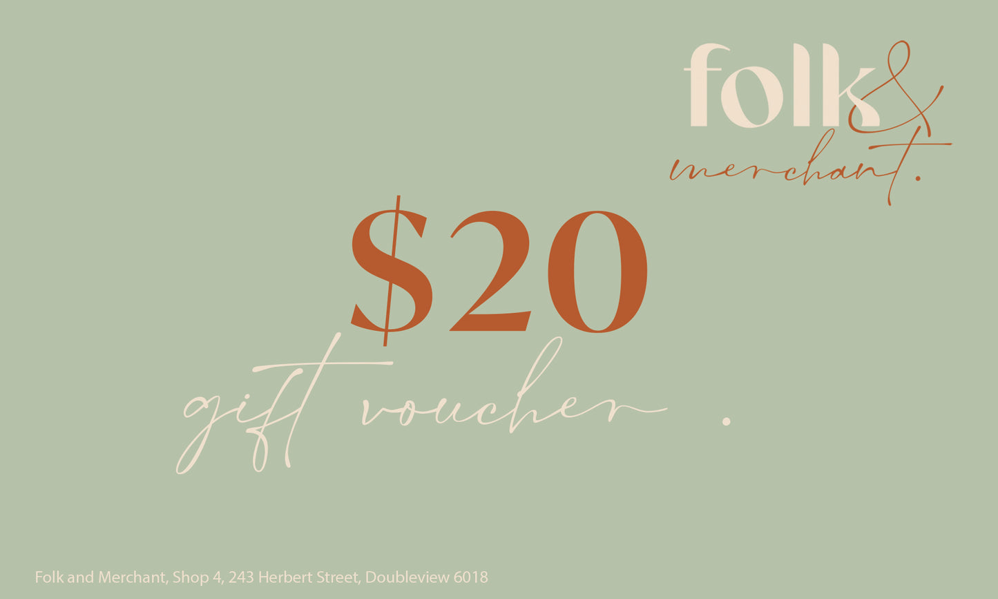 folk and merchant gift card