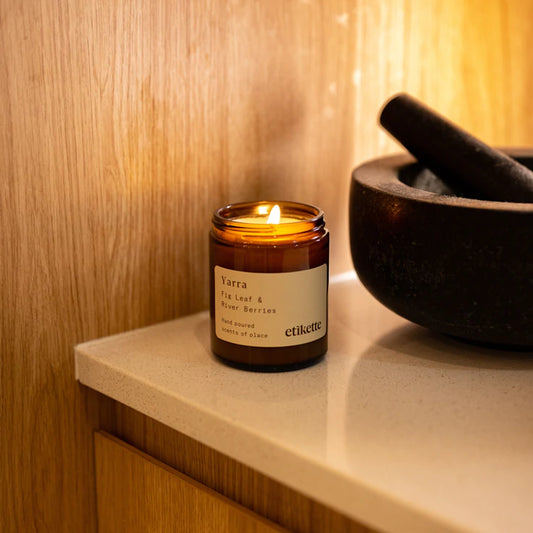 Yarra in Fig Leaf & River Berries ~ Soy Candles